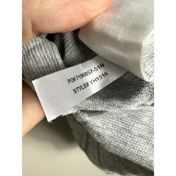 LACOSTE SPORT gray color stripe polo‎ size medium - Picture 6 of 10